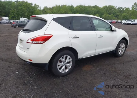 2012 Nissan Murano S из США, поврежденный, VIN JN8AZ1MW4CW218317